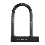 ROCKBROS 7"x5.1" Steel Bicycle U-lock with Keys