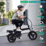 560W Adult Folding Electric Bike with Removable Battery