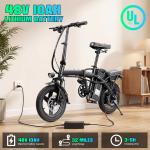560W Adult Folding Electric Bike with Removable Battery