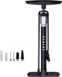 High-Pressure Bicycle Floor Pump with Gauge