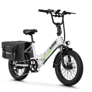 750W Folding Electric Bike for Adults, 20" Fat Tires