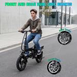 560W Adult Folding Electric Bike with Removable Battery