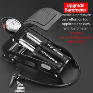ROCKBROS Double Cylinder Bicycle Foot Air Pump