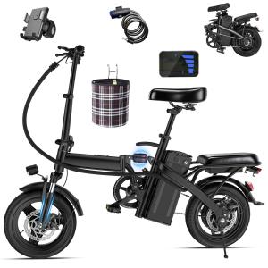 14" 560W Lightweight Folding Electric Bike for Adults