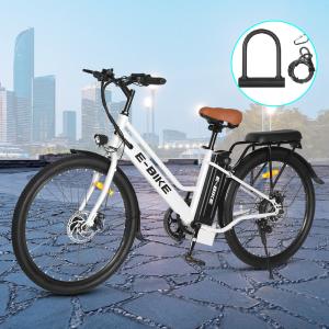 26" 500W Electric Commuter City Bike for Adults