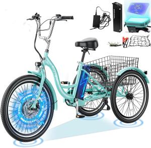 SLSY 26" Electric Tricycle 350W with Removable Battery