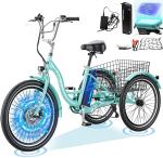 SLSY 26" Electric Tricycle 350W with Removable Battery
