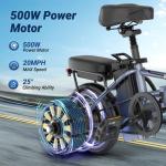 AOVOPRO EB60PRO 500W Folding Electric Bike