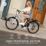 26" 500W Electric Commuter City Bike for Adults