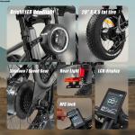 20" Fat Tire 1500W Electric Mountain Bike
