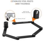 BIGLUFU Folding Bike Lock with Mounting Bracket