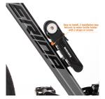 BIGLUFU Folding Bike Lock with Mounting Bracket