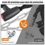 Heavy Duty Anti-Theft Chain Lock with Key