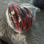 Red Bike Helmet Size M 54-58 CM 275g