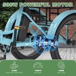 20" Fat Tire Foldable Electric Trike 1000W