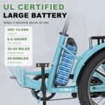 20" Fat Tire Foldable Electric Trike 1000W