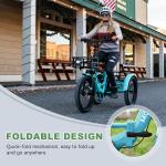20" Fat Tire Foldable Electric Trike 1000W