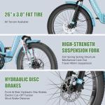 20" Fat Tire Foldable Electric Trike 1000W