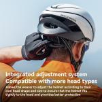 ROCKBROS Lightweight Road Bike Helmet with Reflective Design