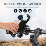 Motorcycle Phone Mount with Auto Lock and Anti-Shake