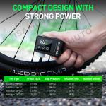 ISAMUTO Mini Bicycle Tire Pump - 120 PSI