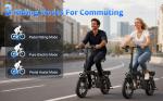 Peak 700W Foldable Electric Bike 25MPH