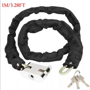 Heavy Duty Bicycle Chain Lock with Key
