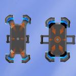 Motorcycle Phone Mount with Auto Lock and Anti-Shake