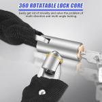 Heavy Duty Motorcycle and Bicycle Chain Lock