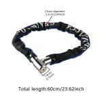 Heavy Duty Motorcycle and Bicycle Chain Lock