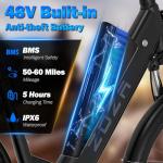 ZDZA 1000W Electric Bike for Commuting and Adventure