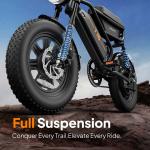 16" Fat Tire Electric Bike for Adults 1000W