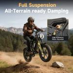 Hikeep 20'' Electric Fat Tire E-Mountain Bike