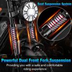 1200W Electric Fat Tire Bike with Dual Suspension