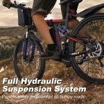 26" Folding Electric Mountain Bike 750W 21 Speed