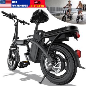 560W Folding Electric Bike - 24MPH, 32-Mile Range