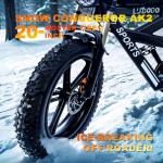 1500W Electric Mountain Bike 75Mile Range 34MPH