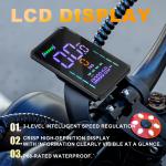 1500W Electric Mountain Bike 75Mile Range 34MPH