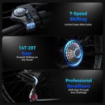 1500W Electric Mountain Bike, 65 Miles Range