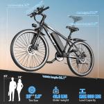 ASKGO 26" 1500W Electric Mountain Commuter Bike