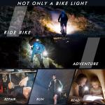 90000LM Rechargeable LED Bike Front Light