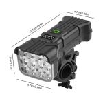 90000LM Rechargeable LED Bike Front Light