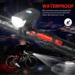 USB Rechargeable LED Bike Headlight and Taillight Set