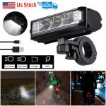 Bright Rechargeable USB Bike Front Light