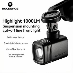 ROCKBROS 1000 Lumen Rechargeable Waterproof Bike Headlight