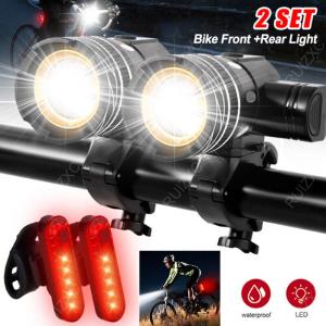 20000LM Rechargeable LED Mountain Bike Light Set