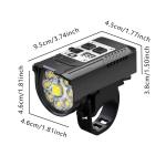 USB Rechargeable LED Front Bike Light