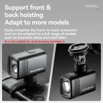 ROCKBROS 1000 Lumen Rechargeable Waterproof Bike Headlight