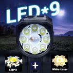 USB Rechargeable LED Front Bike Light