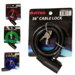 36" Bicycle Security Steel Cable Lock